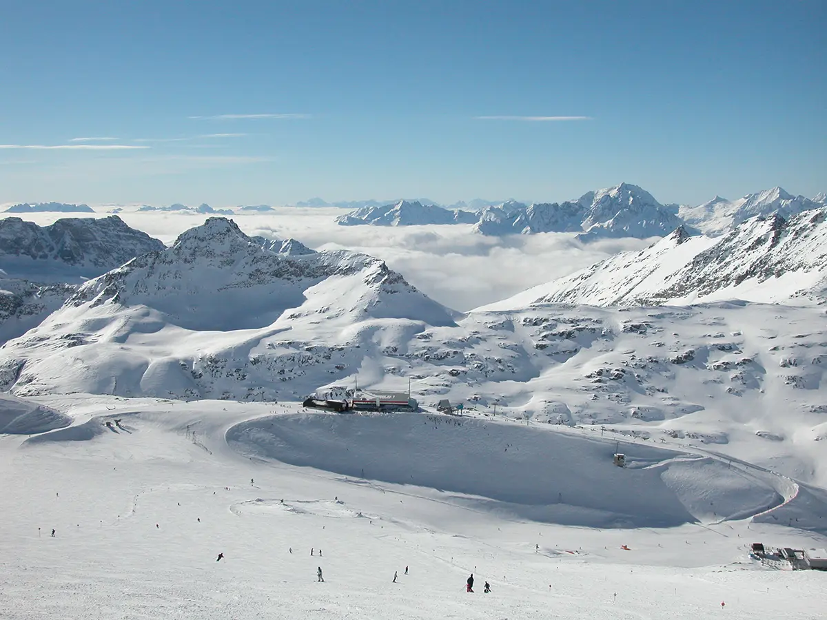 Frühjahresskilauf am Mölltaler Gletscher in Kärnten
